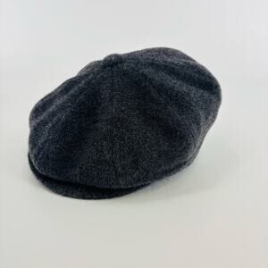 Vintage Seifter Associates Hat Cap Newsboy Grey Men’s Large 90’s Alpaca Wool